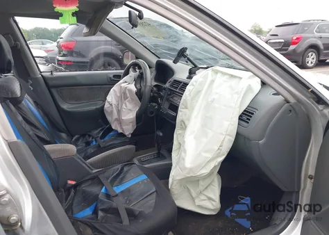 2000 Honda Civic Value Package z USA, uszkodzony, nr VIN 2HGEJ6617YH564856